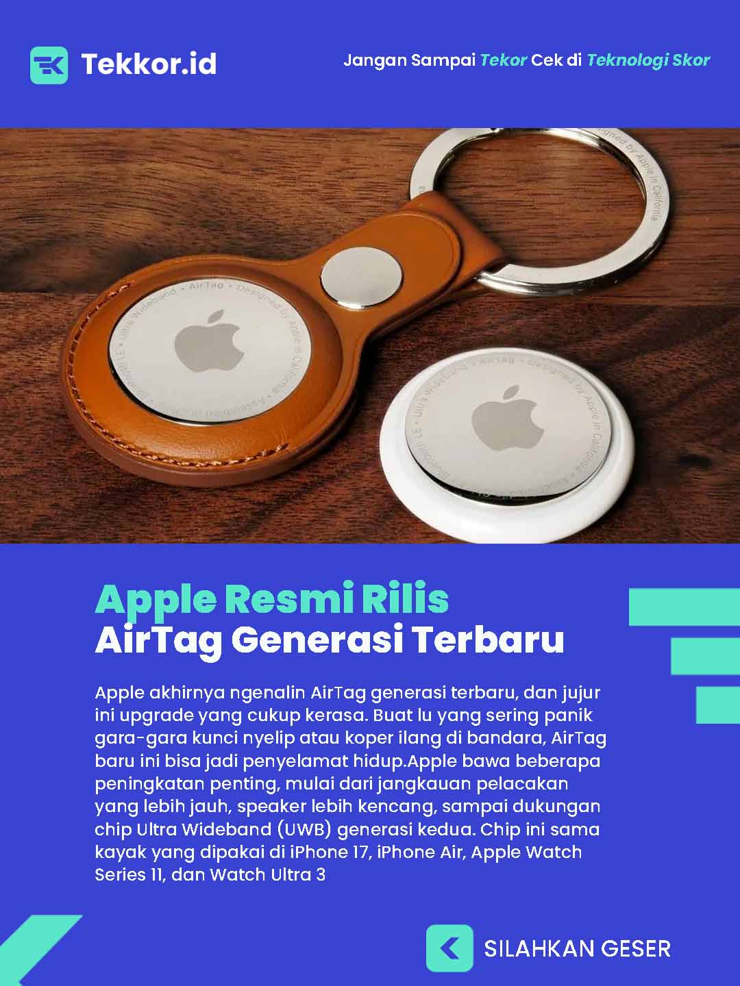 AirTag Generasi Baru Meluncur!