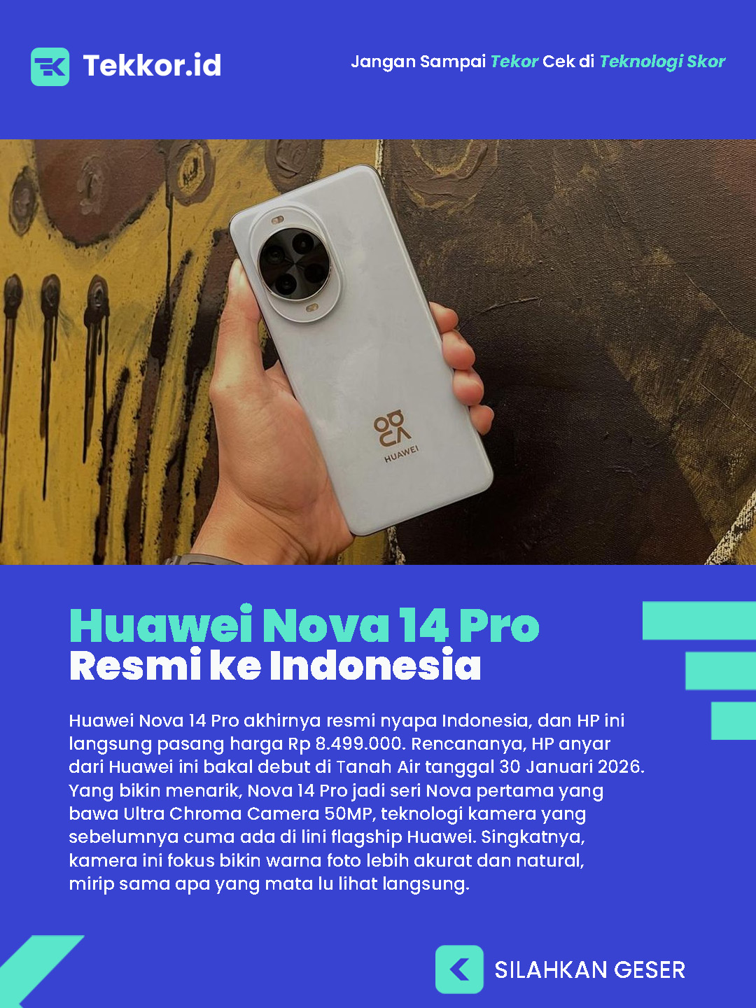 Huawei Nova 14 Pro Resmi  di Indonesia!