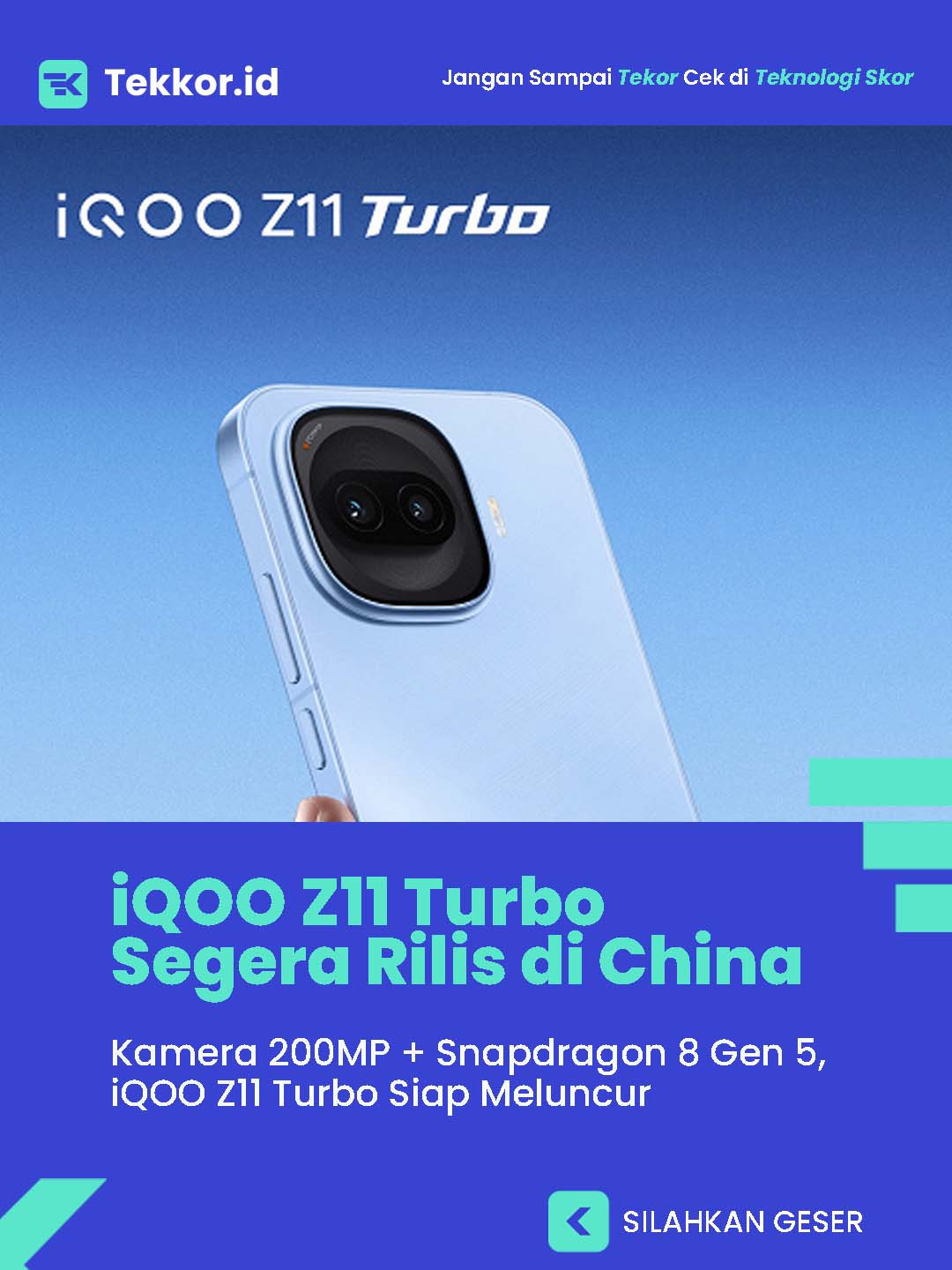 iQOO Z11 Turbo Segera Rilis di China!