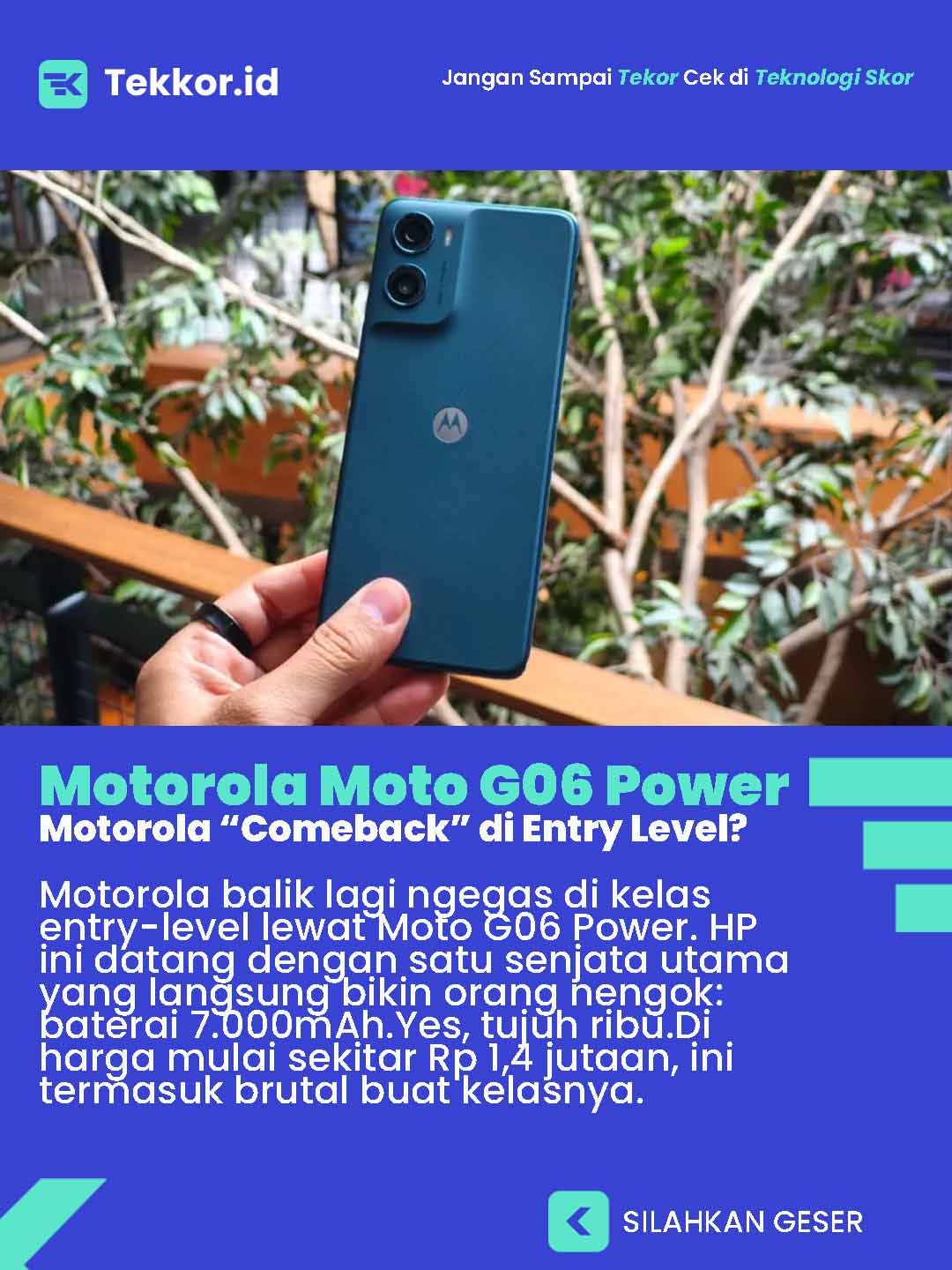 Motorola Moto G06 Power Rilis Di Indonesia