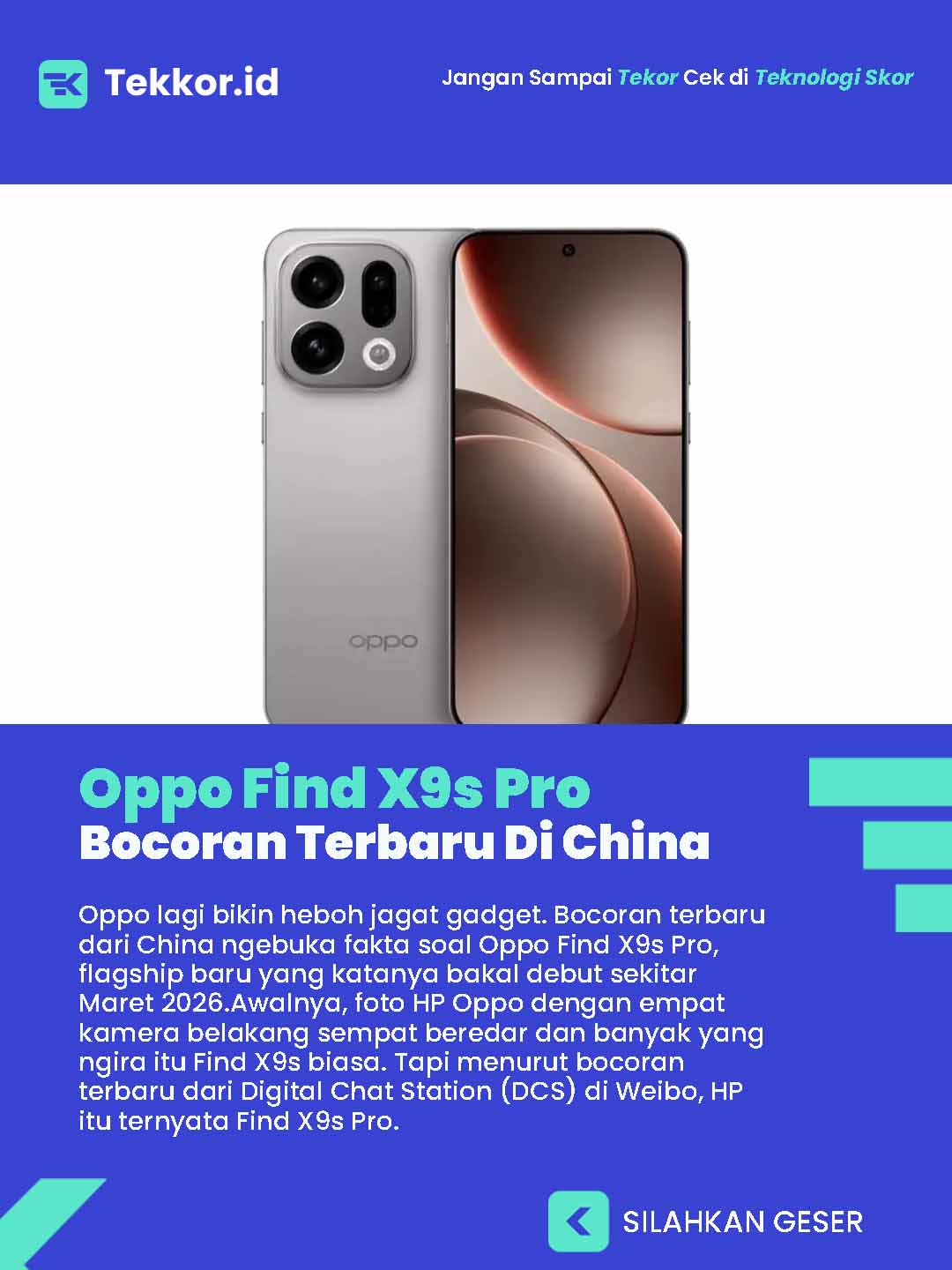 Bocoran Terbaru Di China Tentang Spek Oppo Find X9s Pro