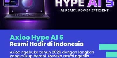 Axioo Hype AI 5 Resmi Rilis Di Indonesia