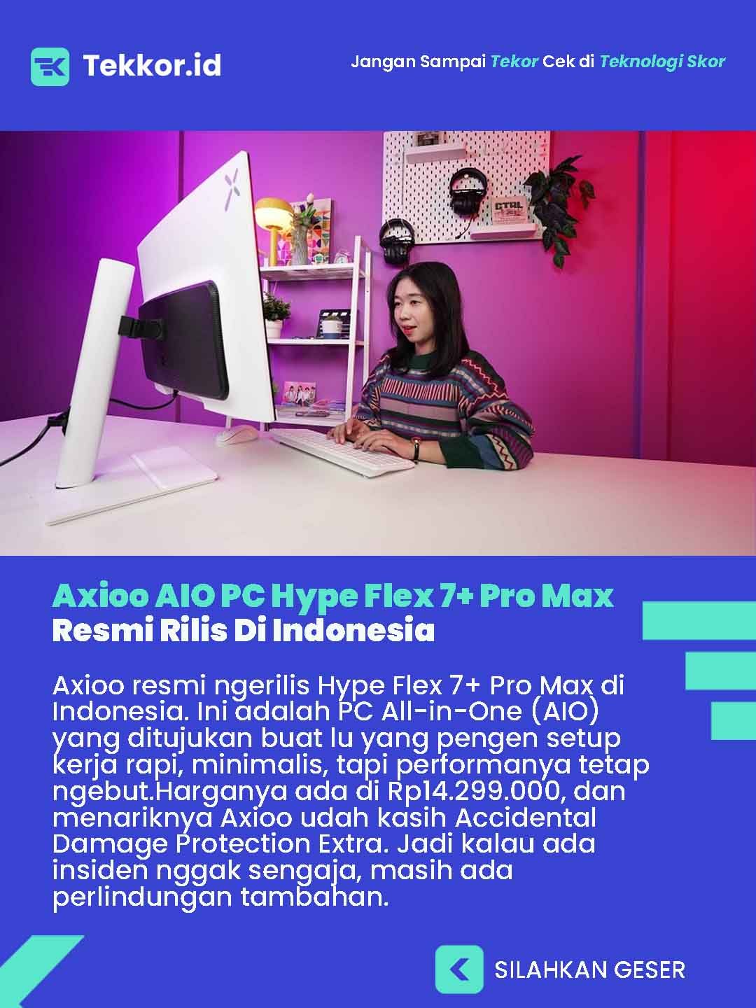 Axioo Hype Flex 7+ Pro Max Resmi Hadir Di Indonesia