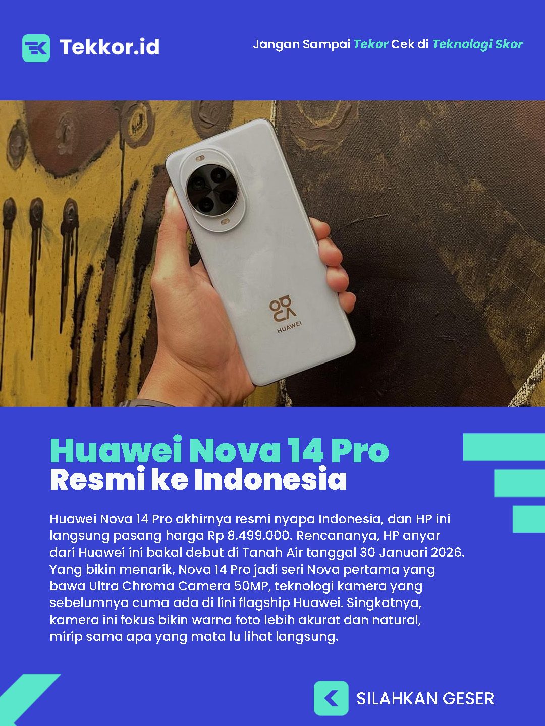 Huawei Nova 14 Pro Resmi  di Indonesia!