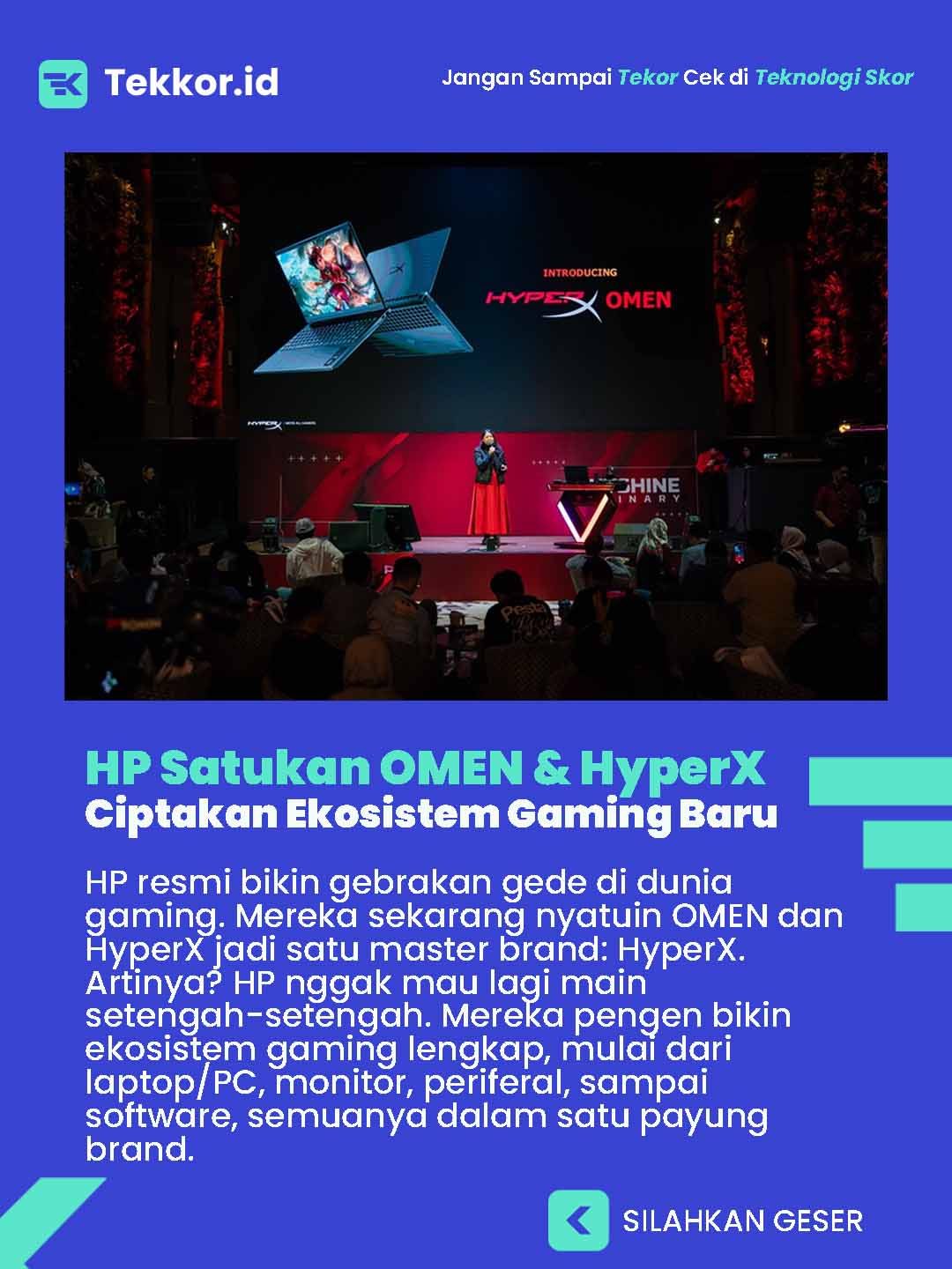 HP Bangun Ekosistem Gaming Bersama HyperX