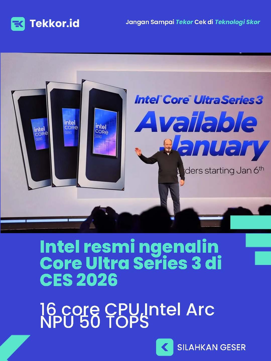 Intel Core Ultra Series 3 Resmi!