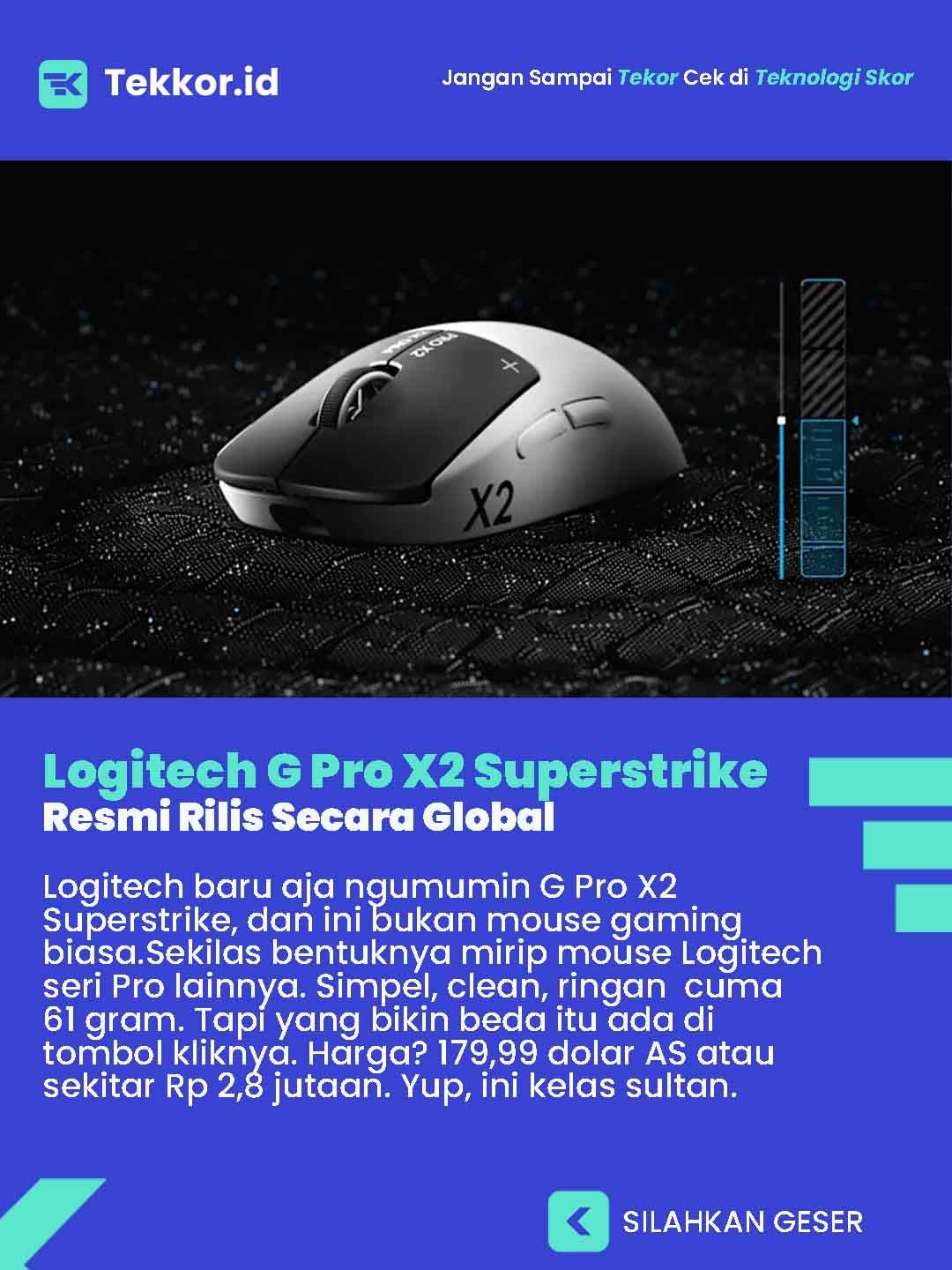 Logitech G Pro X2 Superstrike Resmi Rilis Secara Global