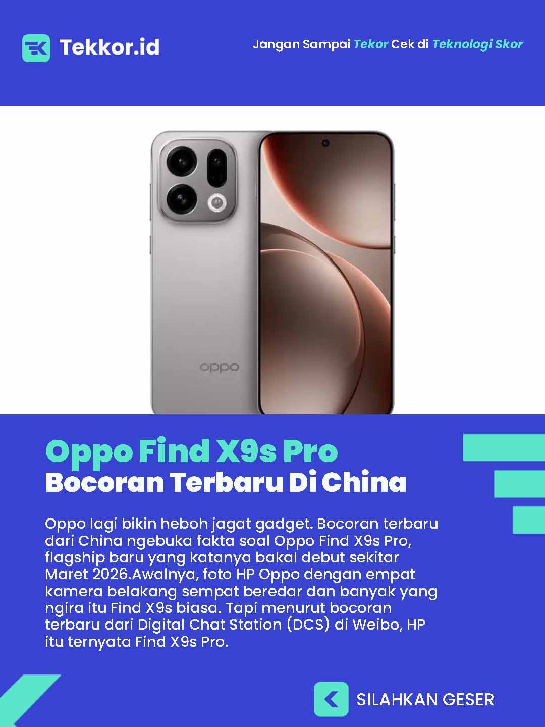 Bocoran Terbaru Di China Tentang Spek Oppo Find X9s Pro