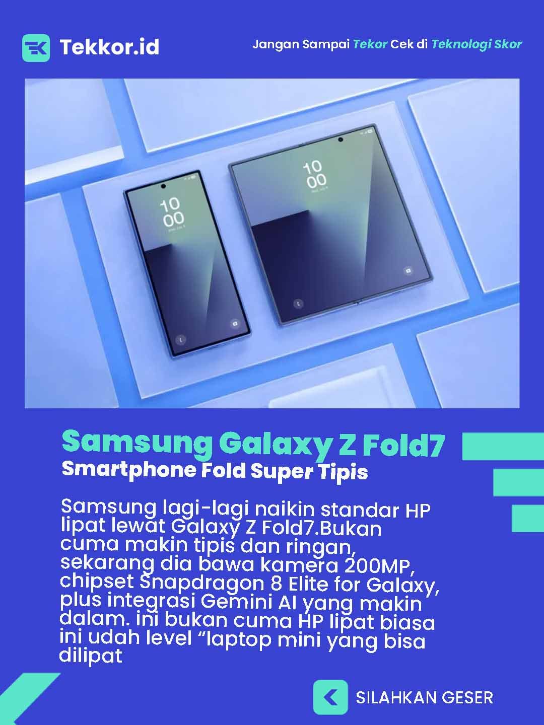 Samsung Galaxy Z Fold7 HP Lipat Paling Canggih 2026?