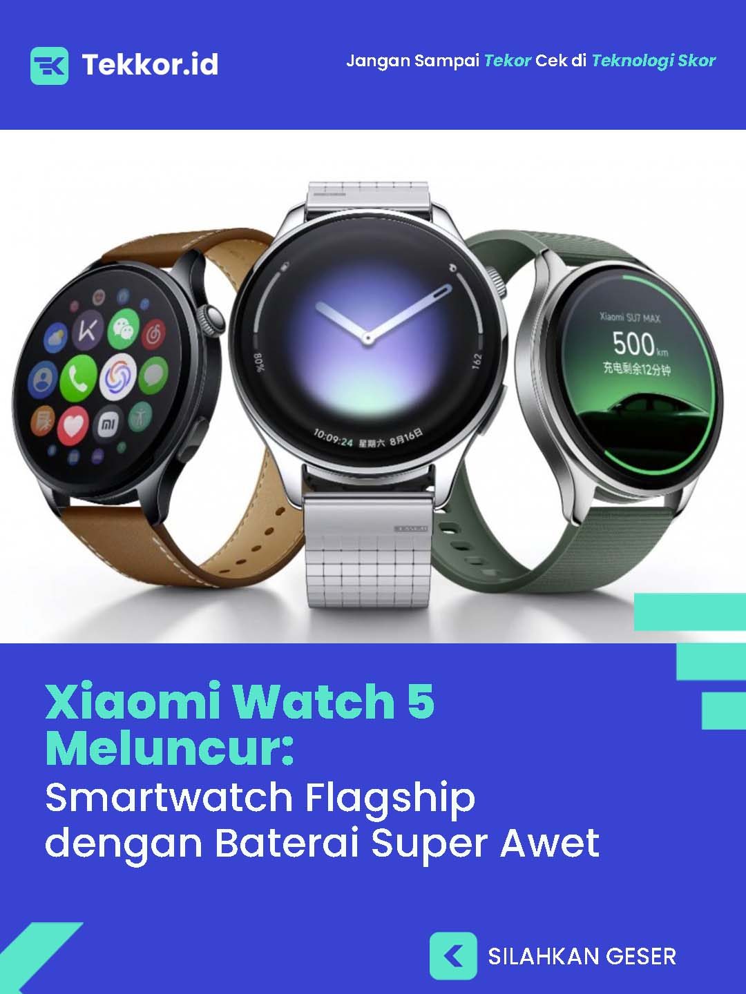 Xiaomi Watch 5 Resmi Rilis